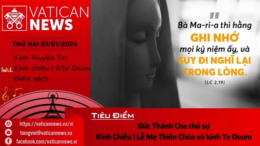 Radio thứ Hai 01/01/2024 – Vatican News Tiếng Việt