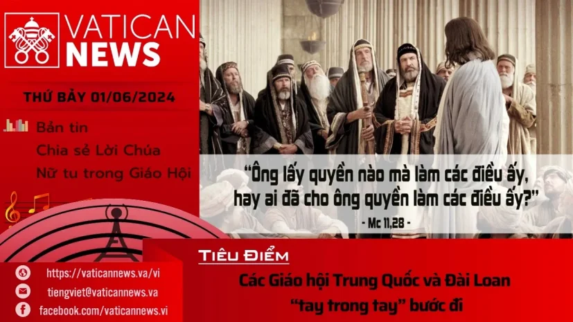 Radio thứ Bảy 01/06/2024 – Vatican News Tiếng Việt