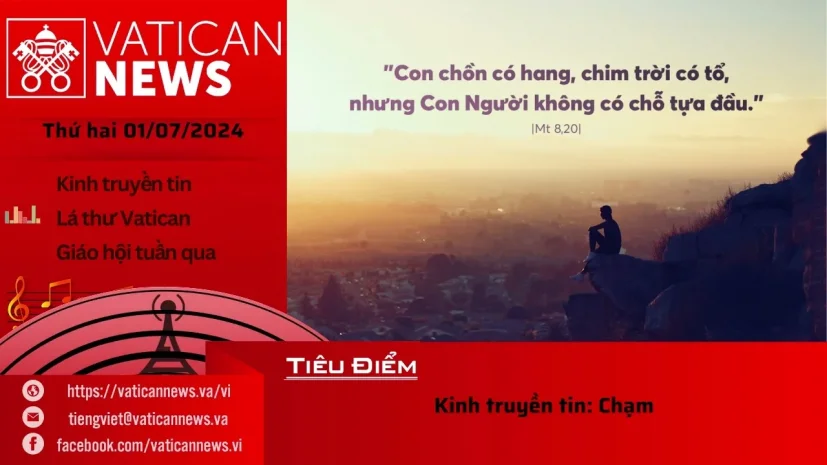 Radio thứ Hai 01/07/2024 – Vatican News Tiếng Việt