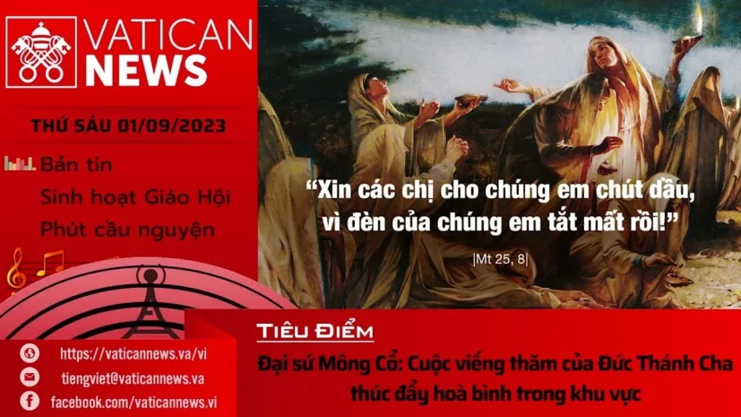 Radio thứ Sáu 01/09/2023 – Vatican News Tiếng Việt
