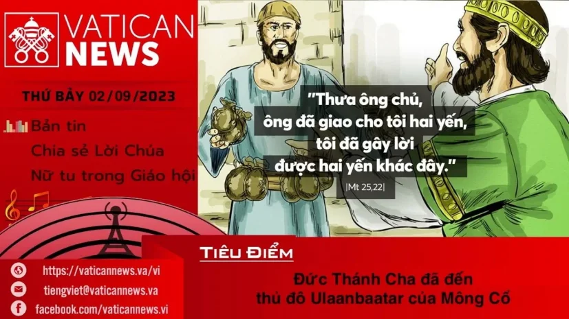 Radio thứ Bảy 02/09/2023 – Vatican News Tiếng Việt