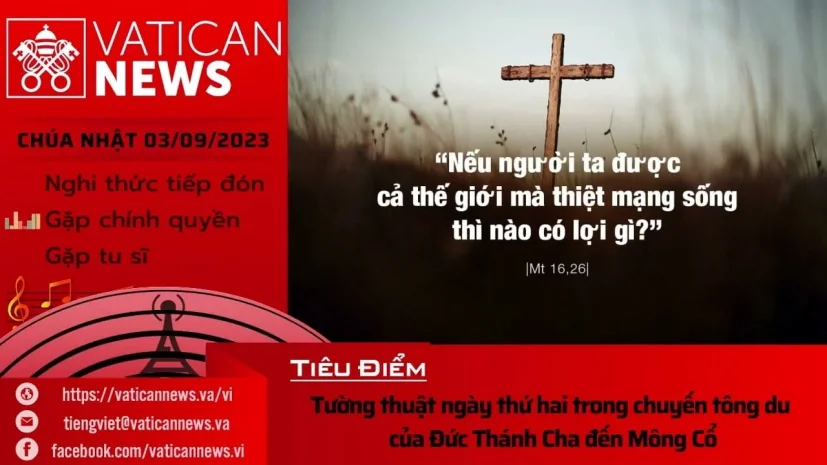 Radio Chúa Nhật 3/9/2023 – Vatican News Tiếng Việt