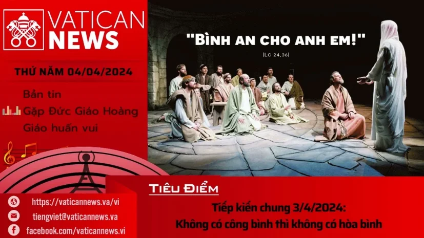 Radio thứ Năm 04/04/2024 – Vatican News Tiếng Việt