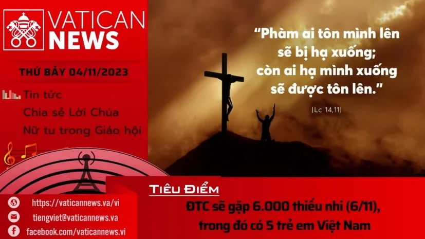Radio thứ Bảy 4/11/2023 – Vatican News Tiếng Việt