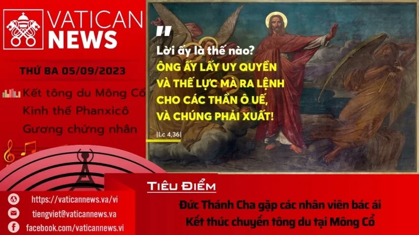 Radio thứ Ba 05/09/2023 – Vatican News Tiếng Việt