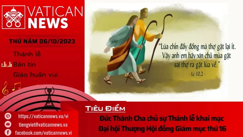 Radio thứ Năm 05/10/2023 – Vatican News Tiếng Việt