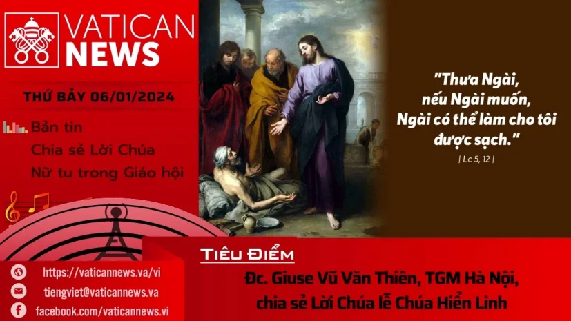 Radio thứ Bảy 06/01/2024 – Vatican News Tiếng Việt