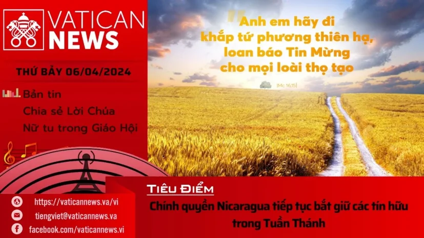 Radio thứ Bảy 06/04/2024 – Vatican News Tiếng Việt