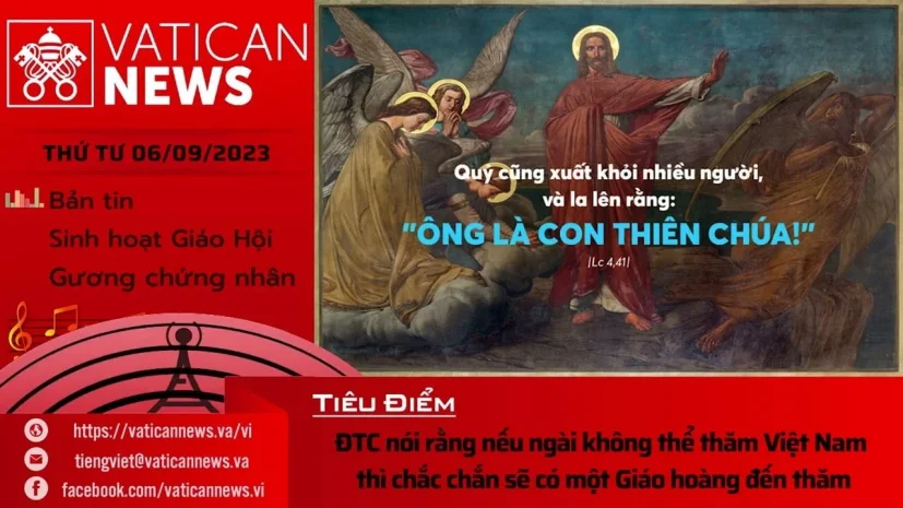 Radio thứ Tư 06/09/2023 – Vatican News Tiếng Việt