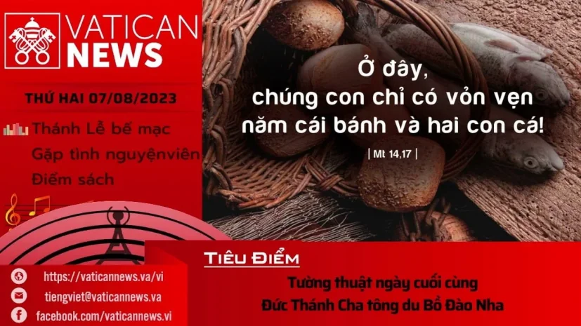 Radio thứ Hai 07/08/2023 – Vatican News Tiếng Việt