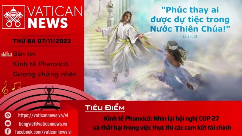 Radio thứ Ba 07/11/2023 – Vatican News Tiếng Việt