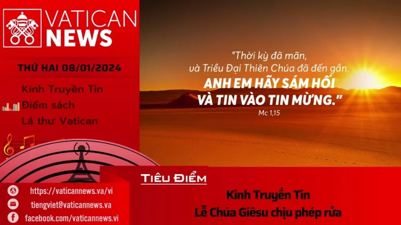 Radio thứ Hai 08/01/2024 – Vatican News Tiếng Việt