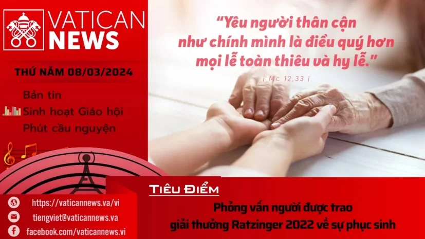 Radio thứ Sáu 08/03/2024 – Vatican News Tiếng Việt