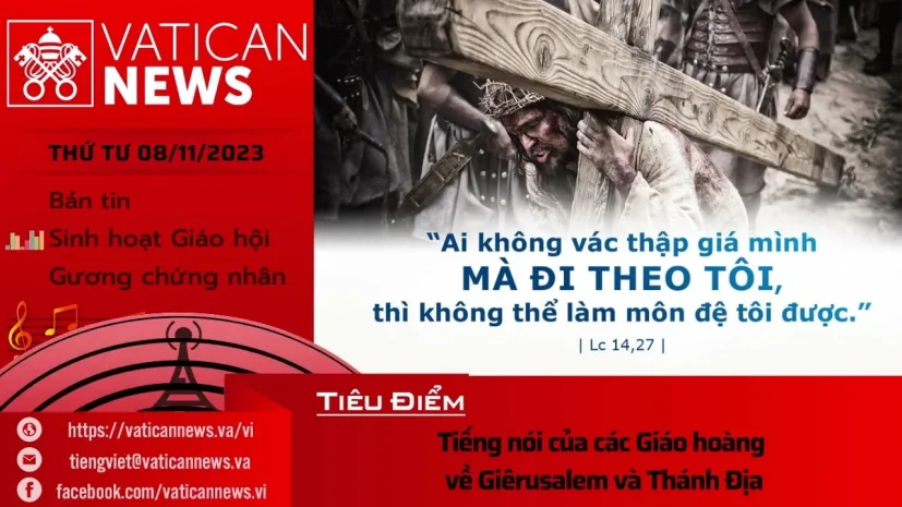 Radio thứ Tư 08/11/2023 – Vatican News Tiếng Việt