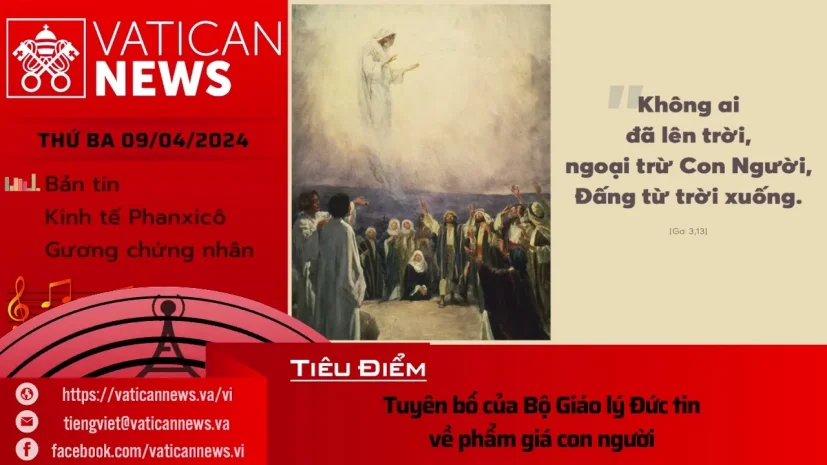 Radio thứ Ba 09/04/2024 – Vatican News Tiếng Việt