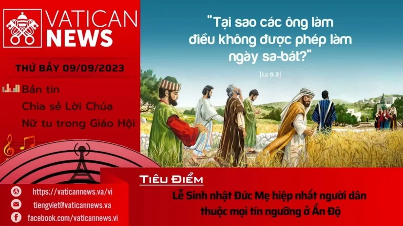 Radio thứ Bảy 09/09/2023 – Vatican News Tiếng Việt