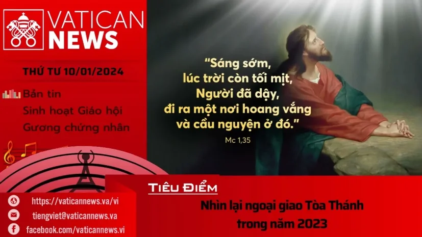 Radio thứ Tư 10/01/2024 – Vatican News Tiếng Việt
