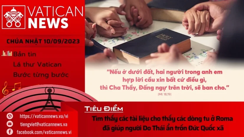 Radio Chúa Nhật 10/09/2023 – Vatican News Tiếng Việt