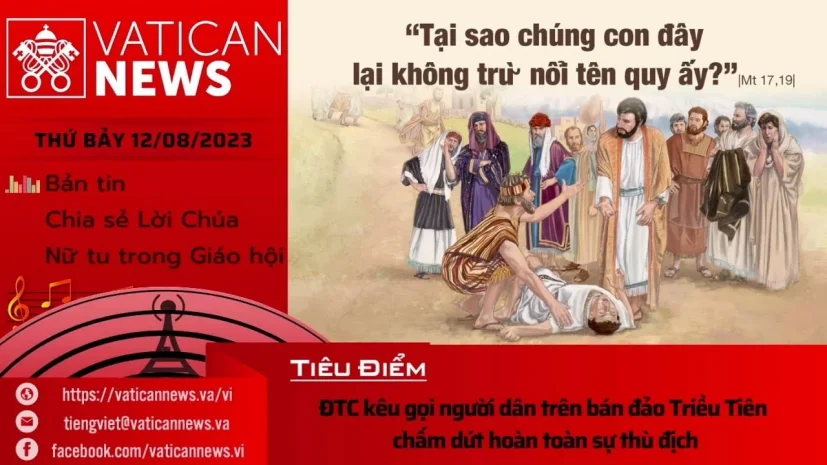 Radio thứ Bảy 12/08/2023 – Vatican News Tiếng Việt