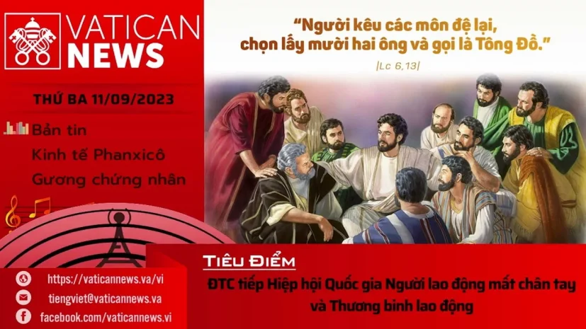 Radio thứ Ba 12/09 /2023 – Vatican News Tiếng Việt