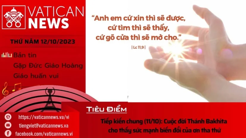 Radio thứ Năm 12/10/2023 – Vatican News Tiếng Việt