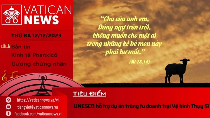 Radio thứ Ba ngày 12/12/2023 – Vatican News Tiếng Việt