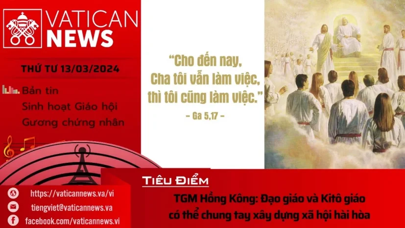 Radio thứ Tư 13/03/2024 – Vatican News Tiếng Việt