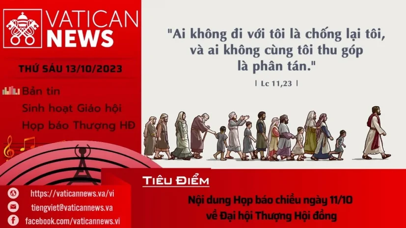 Radio thứ Sáu 13/10/2023 – Vatican News Tiếng Việt