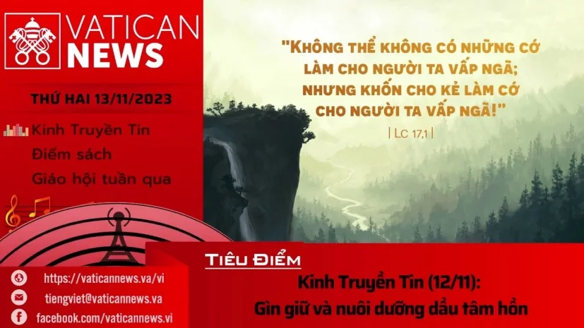 Radio thứ Hai 13/11/2023 – Vatican News Tiếng Việt