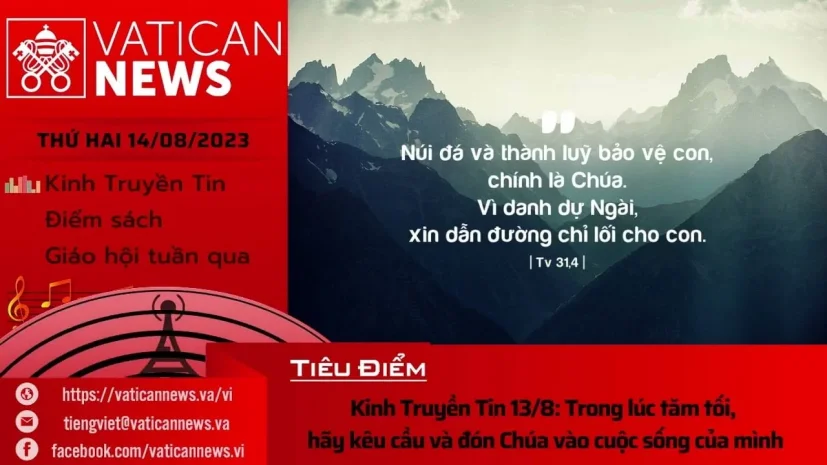 Radio thứ Hai 14/08/2023 – Vatican News Tiếng Việt