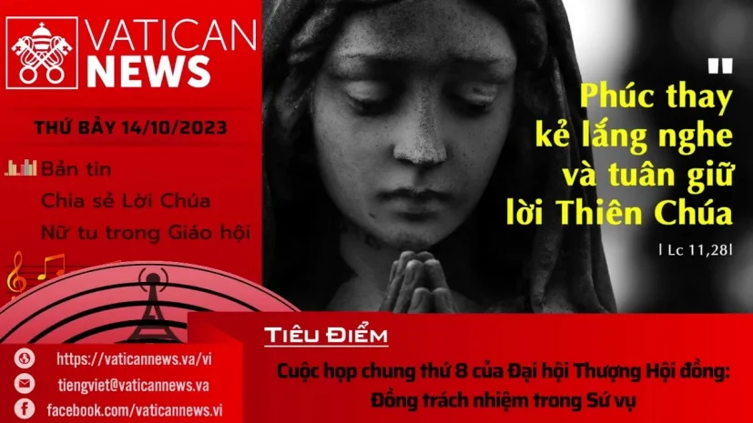 Radio thứ Bảy 14/10/2023 – Vatican News Tiếng Việt