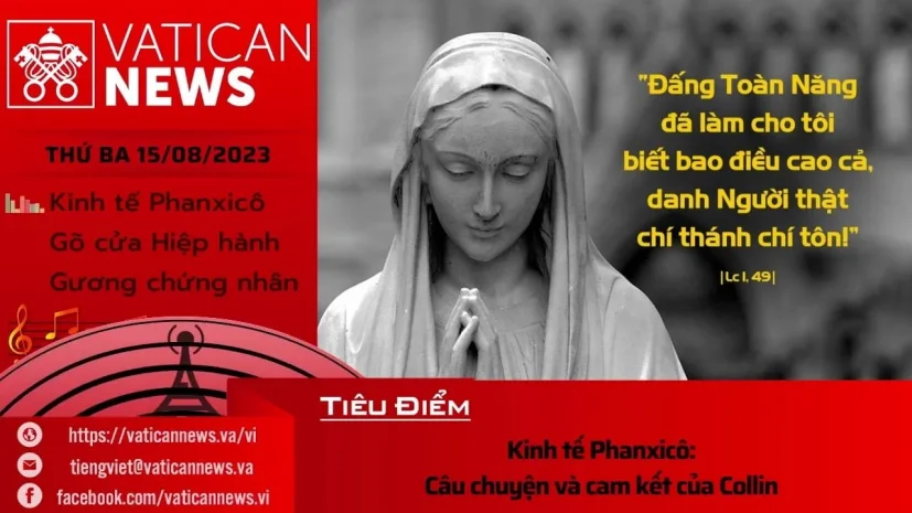 Radio thứ Ba 15/08/2023 – Vatican News Tiếng Việt