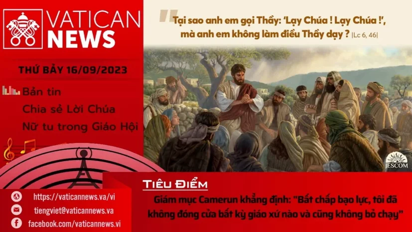 Radio thứ Bảy 16/09/2023 – Vatican News Tiếng Việt