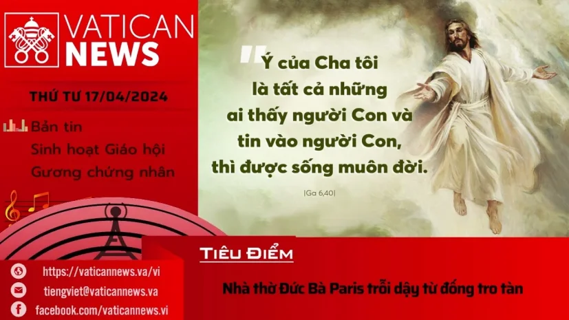 Radio thứ Tư 17/04/2024 – Vatican News Tiếng Việt