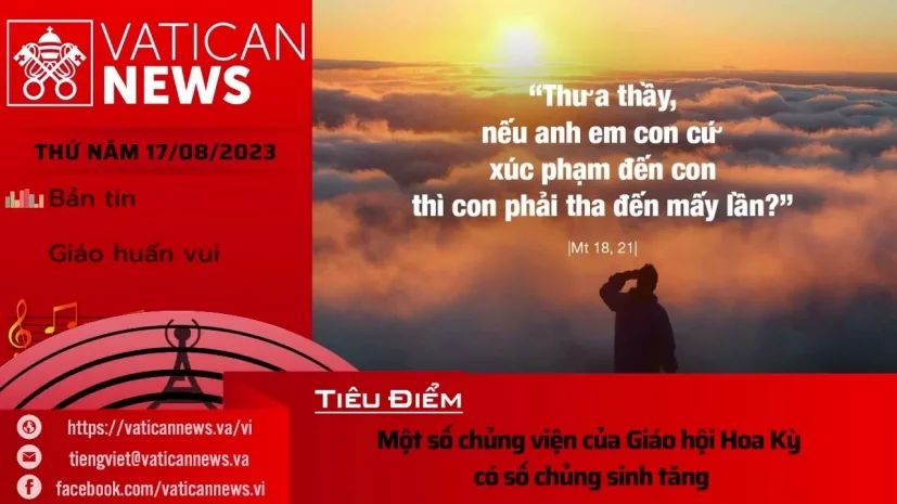 Radio thứ Năm 17/08/2023 – Vatican News Tiếng Việt