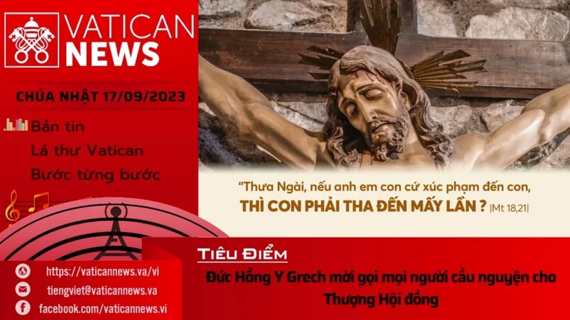 Radio Chúa Nhật 17/09/2023 – Vatican News Tiếng Việt