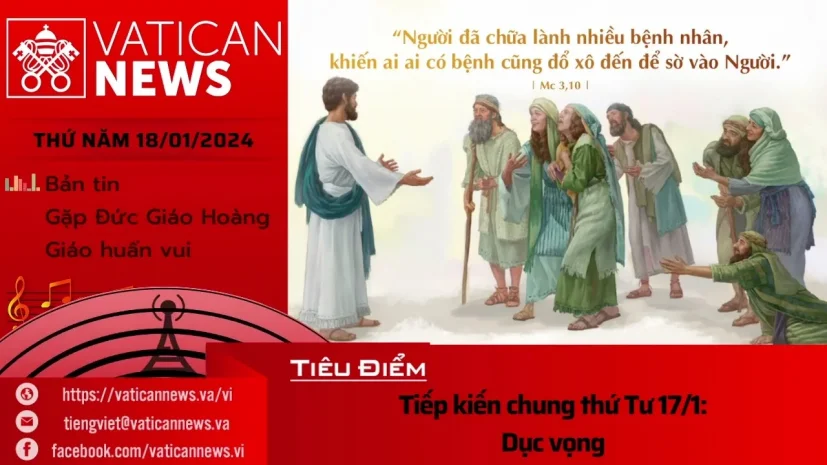 Radio thứ Năm 18/01/2024 – Vatican News Tiếng Việt