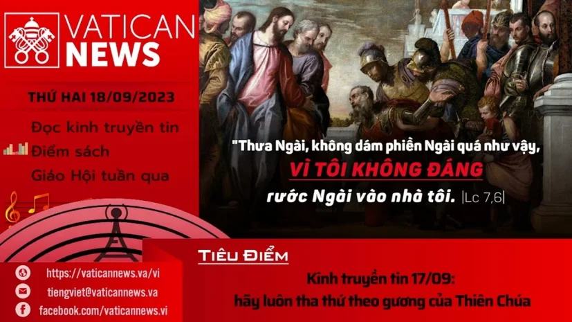 Radio thứ Hai 18/09/2023 – Vatican News Tiếng Việt