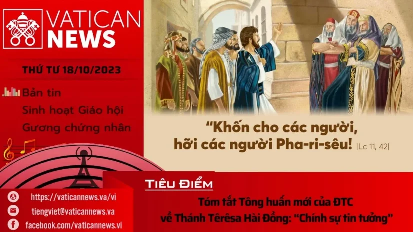 Radio thứ Tư 18/10/2023 – Vatican News Tiếng Việt