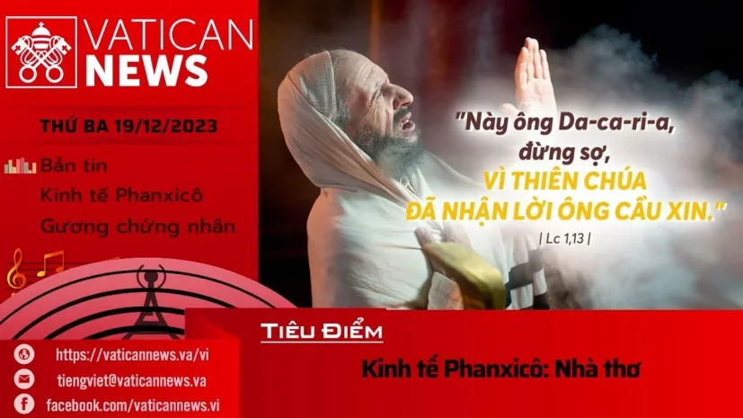 Radio thứ Ba 19/12/2023 – Vatican News Tiếng Việt