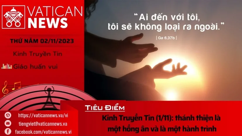 Radio thứ Năm 2/11/2023 – Vatican News Tiếng Việt