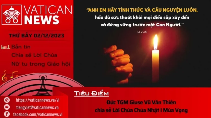 Radio thứ Bảy 02/12/2023 – Vatican News Tiếng Việt