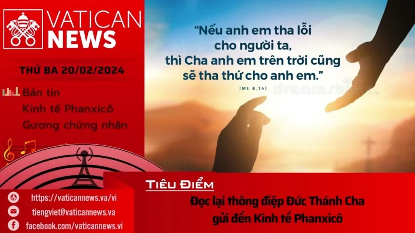 Radio thứ Ba 20/02/2024 – Vatican News Tiếng Việt