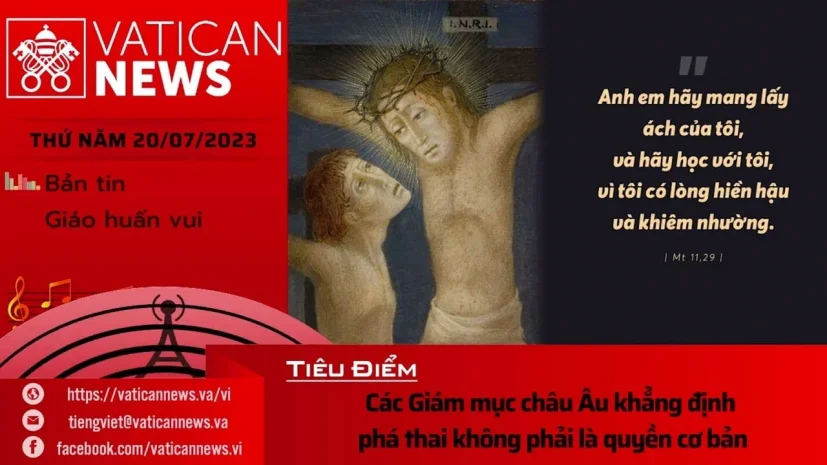 Radio thứ Năm 20/07/2023 – Vatican News Tiếng Việt