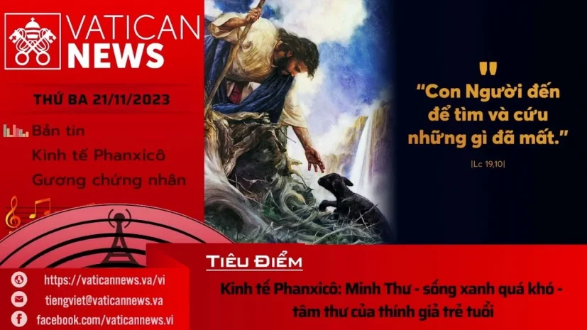Radio thứ Ba 21/11/2023 – Vatican News Tiếng Việt