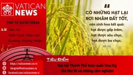 Radio thứ Tư 24/07/2024 – Vatican News Tiếng Việt