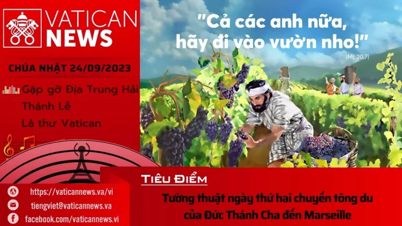 Radio Chúa Nhật ngày 24/09/2023 – Vatican News Tiếng Việt