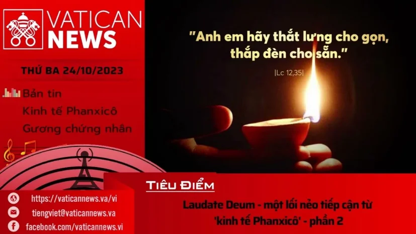 Radio thứ Ba 24/10/2023 – Vatican News Tiếng Việt