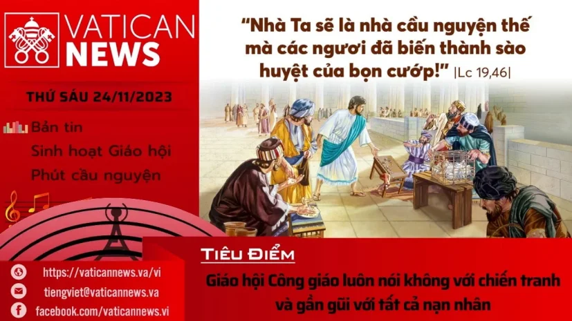 Radio thứ Sáu 24/11/2023 – Vatican News Tiếng Việt