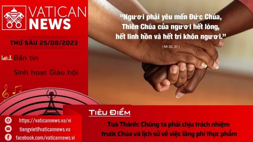 Radio thứ Sáu 25/08/2023 – Vatican News Tiếng Việt
